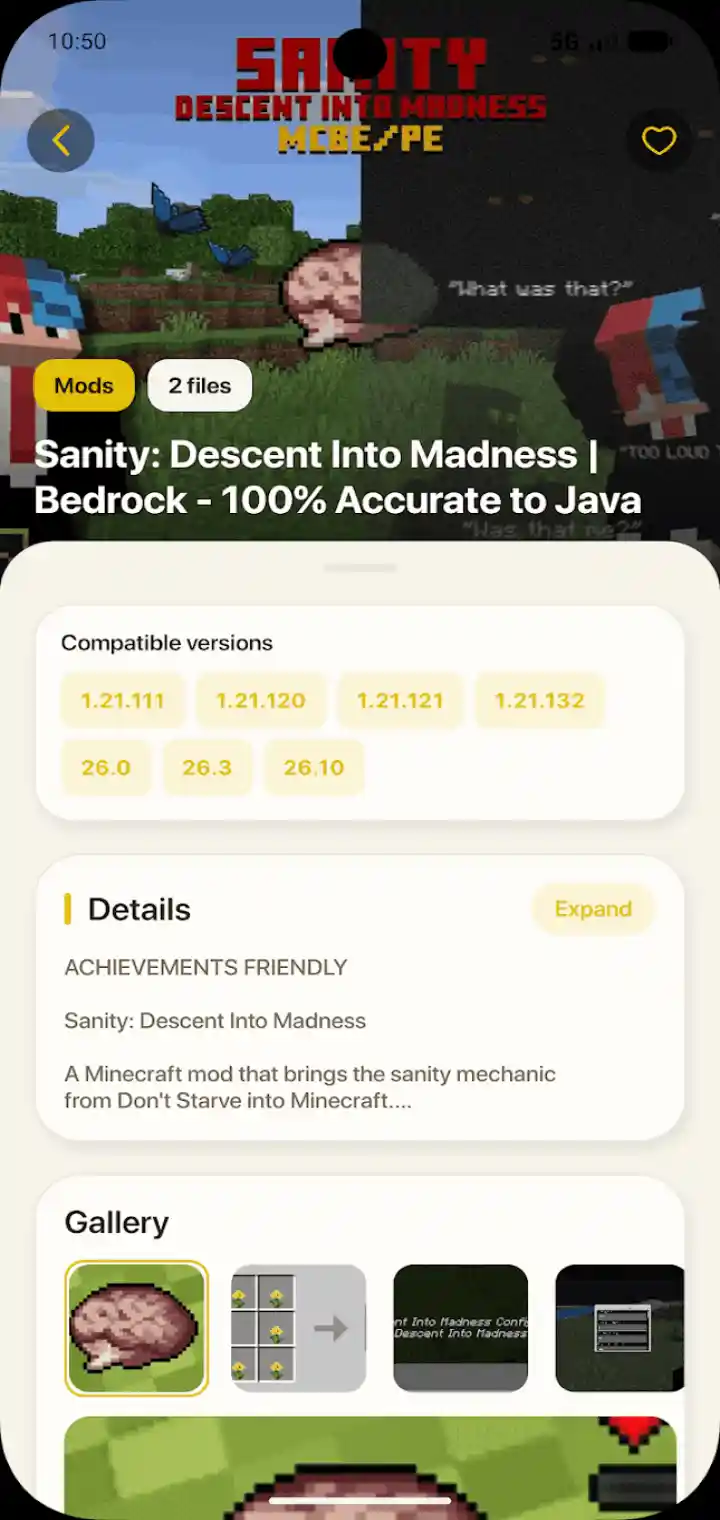 Verity JE mobile screenshot